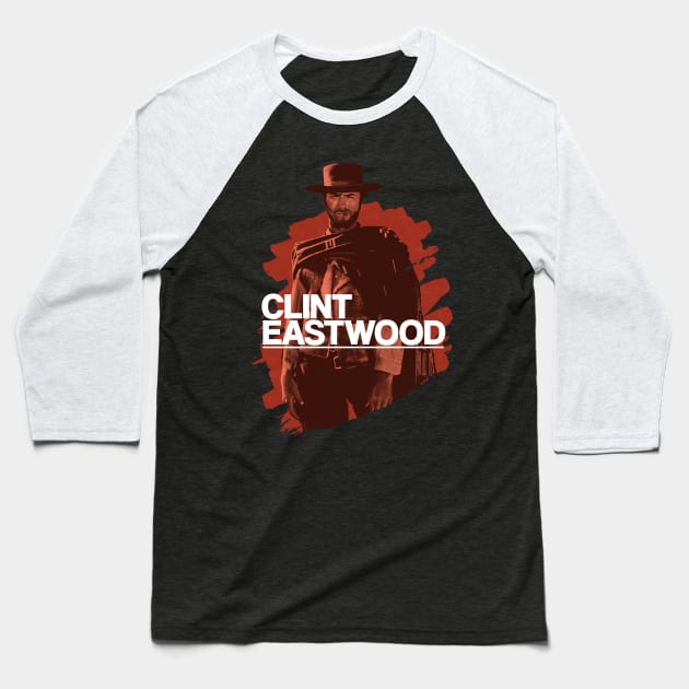 Clint Eastwood - The Good Baseball T-Shirt by TheSnowWatch